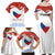 Czech Republic Independence day Family Matching Off Shoulder Maxi Dress and Hawaiian Shirt Den Vzniku Samostatneho Ceskoslovenskeho Statu