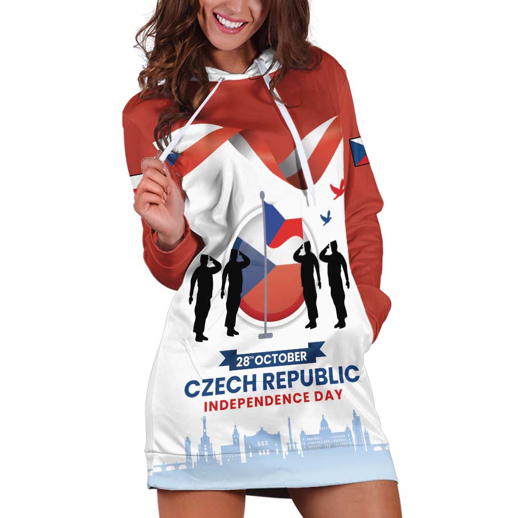 Czech Republic Independence day Hoodie Dress Den Vzniku Samostatneho Ceskoslovenskeho Statu