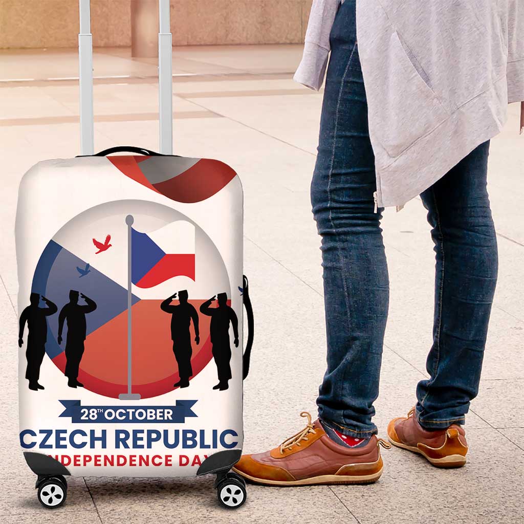 Czech Republic Independence day Luggage Cover Den Vzniku Samostatneho Ceskoslovenskeho Statu