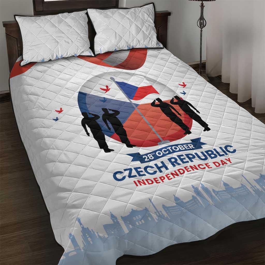 Czech Republic Independence day Quilt Bed Set Den Vzniku Samostatneho Ceskoslovenskeho Statu LT17 - Wonder Print Shop