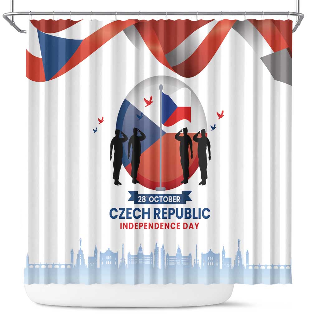 Czech Republic Independence day Shower Curtain Den Vzniku Samostatneho Ceskoslovenskeho Statu LT17 - Wonder Print Shop