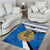 Estonia Coat of arms Personalized Area Rug Eesti riigivapp