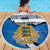 Estonia Coat of arms Personalized Beach Blanket Eesti riigivapp