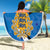 Estonia Coat of arms Personalized Beach Blanket Eesti riigivapp