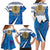 Estonia Coat of arms Personalized Family Matching Long Sleeve Bodycon Dress and Hawaiian Shirt Eesti riigivapp