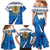 Estonia Coat of arms Personalized Family Matching Mermaid Dress and Hawaiian Shirt Eesti riigivapp