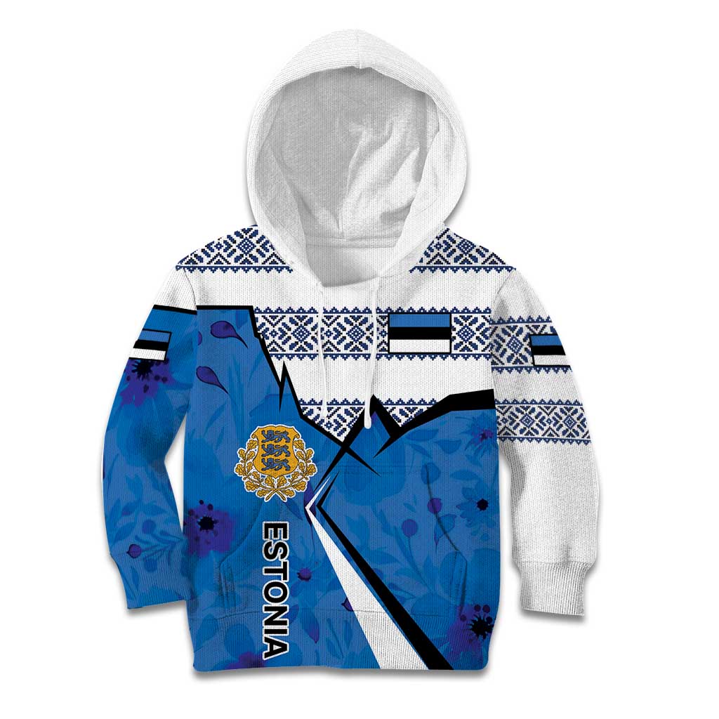 Estonia Coat of arms Personalized Kid Hoodie Eesti riigivapp