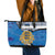 Estonia Coat of arms Personalized Leather Tote Bag Eesti riigivapp