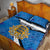 Estonia Coat of arms Personalized Quilt Bed Set Eesti riigivapp