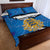 Estonia Coat of arms Personalized Quilt Bed Set Eesti riigivapp