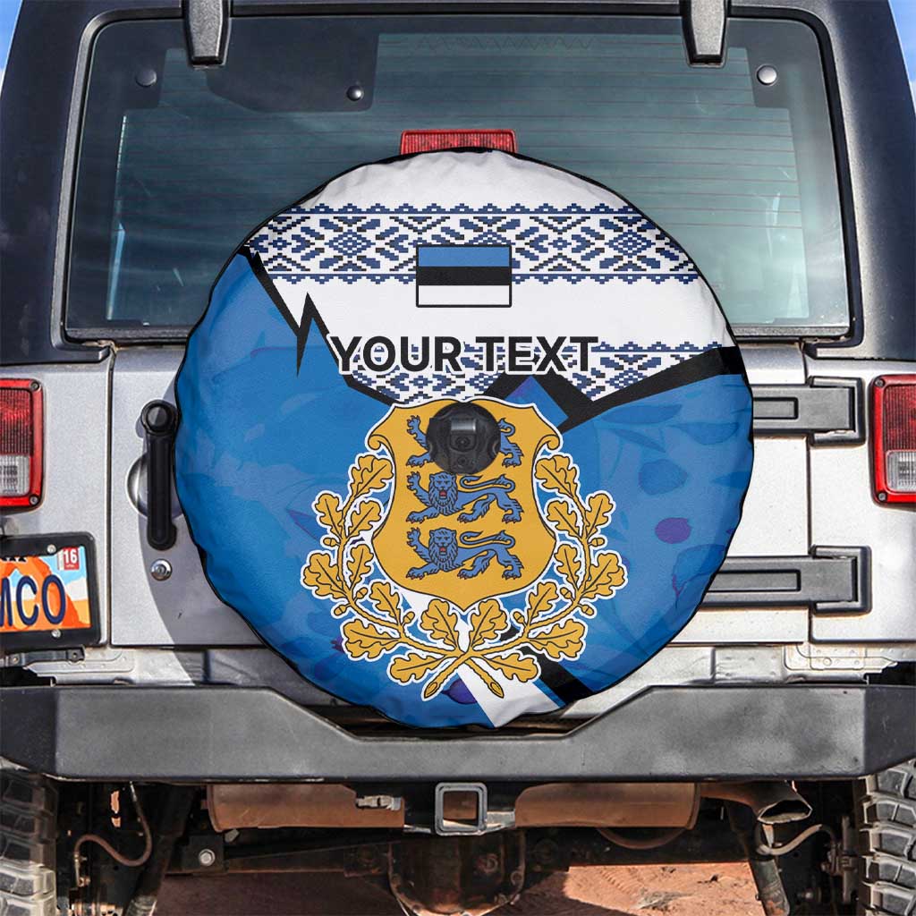 Estonia Coat of arms Personalized Spare Tire Cover Eesti riigivapp