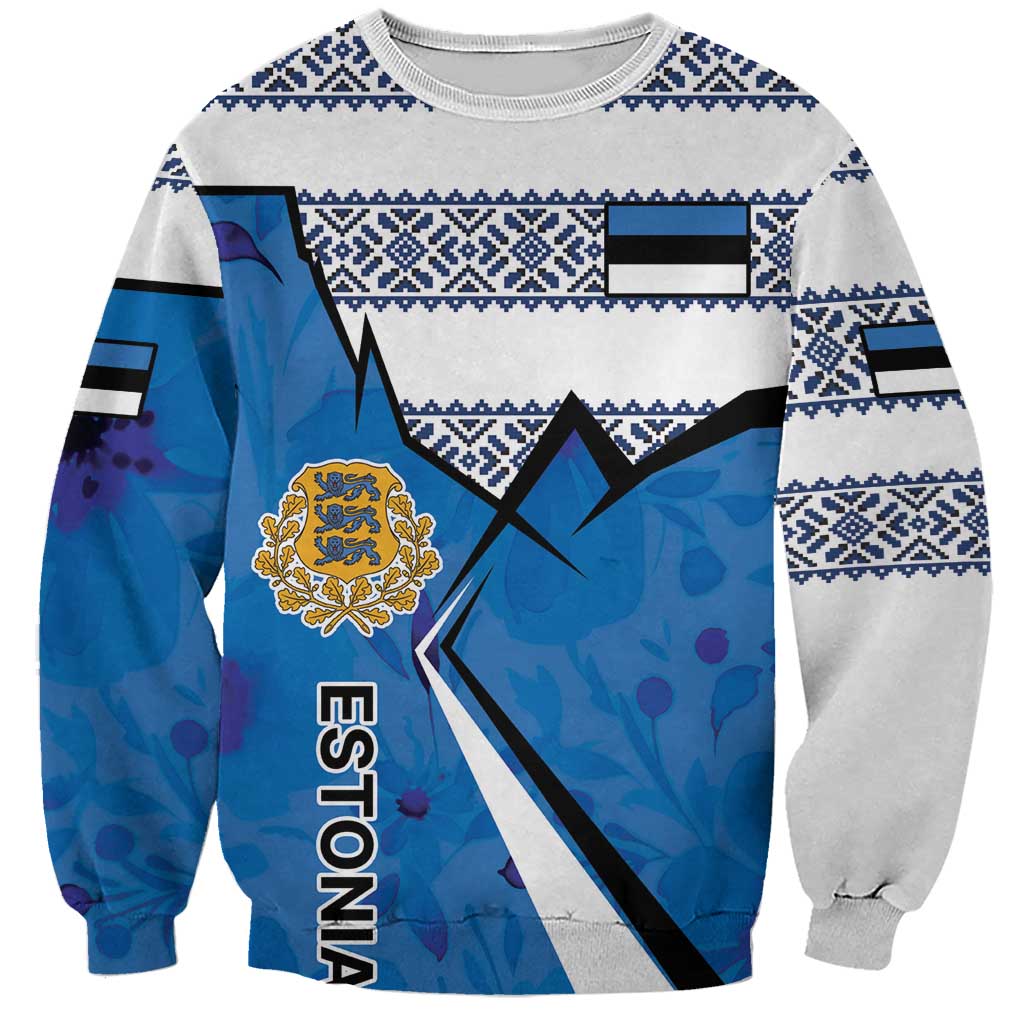 Estonia Coat of arms Personalized Sweatshirt Eesti riigivapp