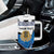 Estonia Coat of arms Personalized Tumbler With Handle Eesti riigivapp