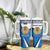 Estonia Coat of arms Personalized Tumbler With Handle Eesti riigivapp