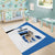 Estonia Grey Wolf and Cornflower Area Rug Estonia Flag