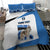 Estonia Grey Wolf and Cornflower Bedding Set Estonia Flag