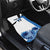 Estonia Grey Wolf and Cornflower Car Mats Estonia Flag