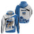 Estonia Grey Wolf and Cornflower Hoodie Estonia Flag