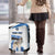 Estonia Grey Wolf and Cornflower Luggage Cover Estonia Flag