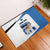 Estonia Grey Wolf and Cornflower Rubber Doormat Estonia Flag