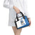 Estonia Grey Wolf and Cornflower Shoulder Handbag Estonia Flag