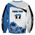 Estonia Grey Wolf and Cornflower Sweatshirt Estonia Flag