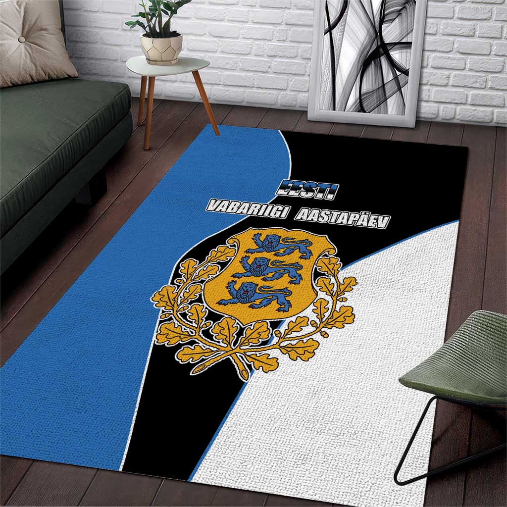 Estonia Independence day Area Rug Eesti Vabariigi Aastapaev