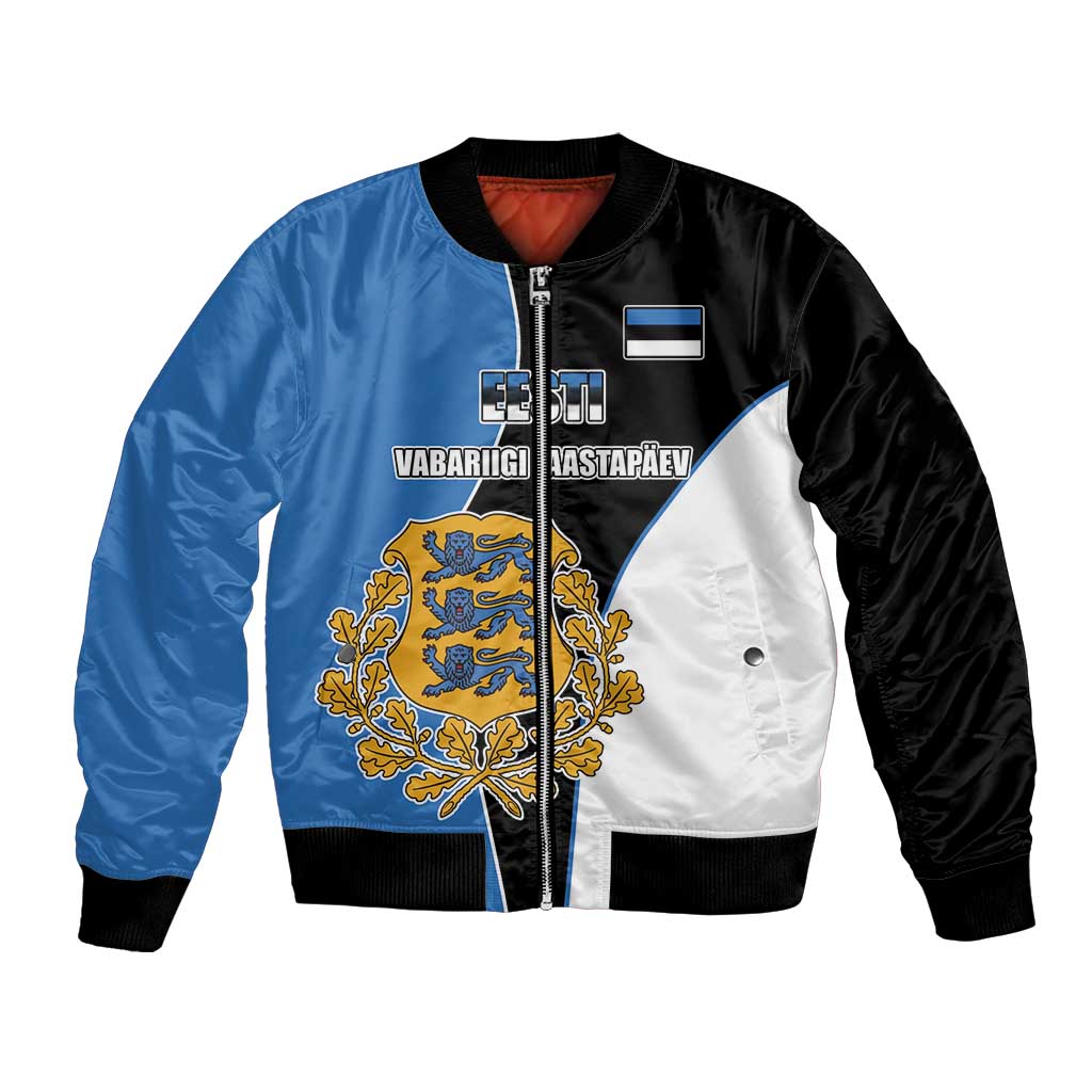 Estonia Independence day Bomber Jacket Eesti Vabariigi Aastapaev