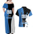 Estonia Independence day Couples Matching Off Shoulder Maxi Dress and Hawaiian Shirt Eesti Vabariigi Aastapaev