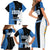 Estonia Independence day Family Matching Short Sleeve Bodycon Dress and Hawaiian Shirt Eesti Vabariigi Aastapaev