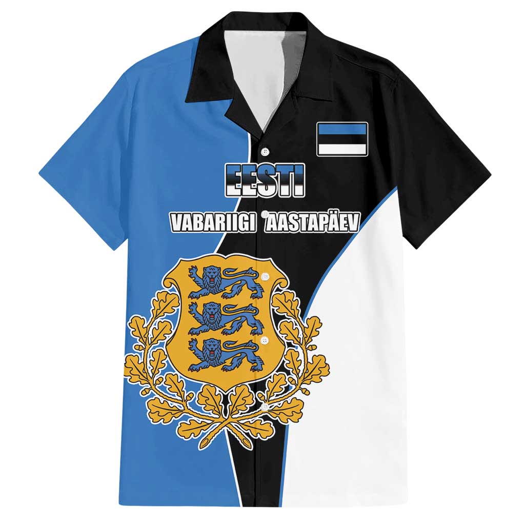 Estonia Independence day Hawaiian Shirt Eesti Vabariigi Aastapaev