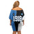 Estonia Independence day Off Shoulder Short Dress Eesti Vabariigi Aastapaev