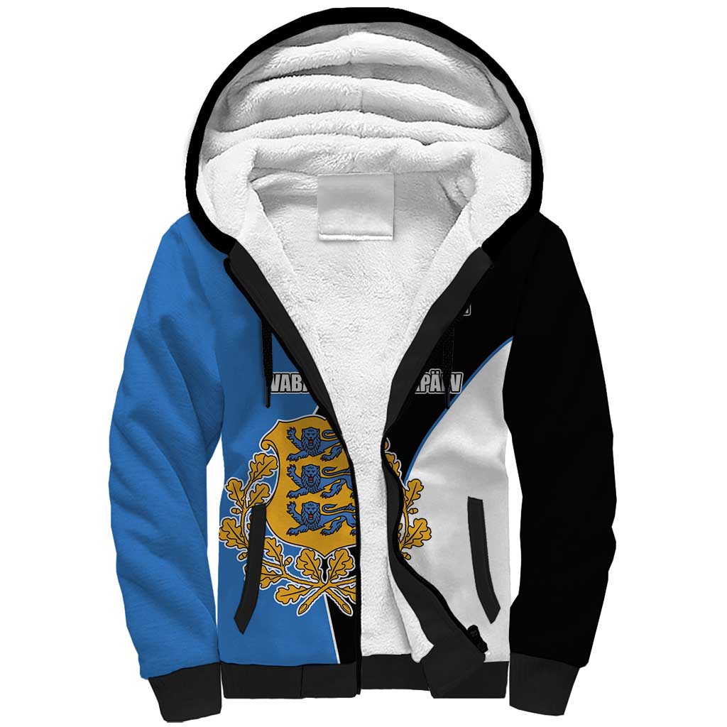 Estonia Independence day Sherpa Hoodie Eesti Vabariigi Aastapaev