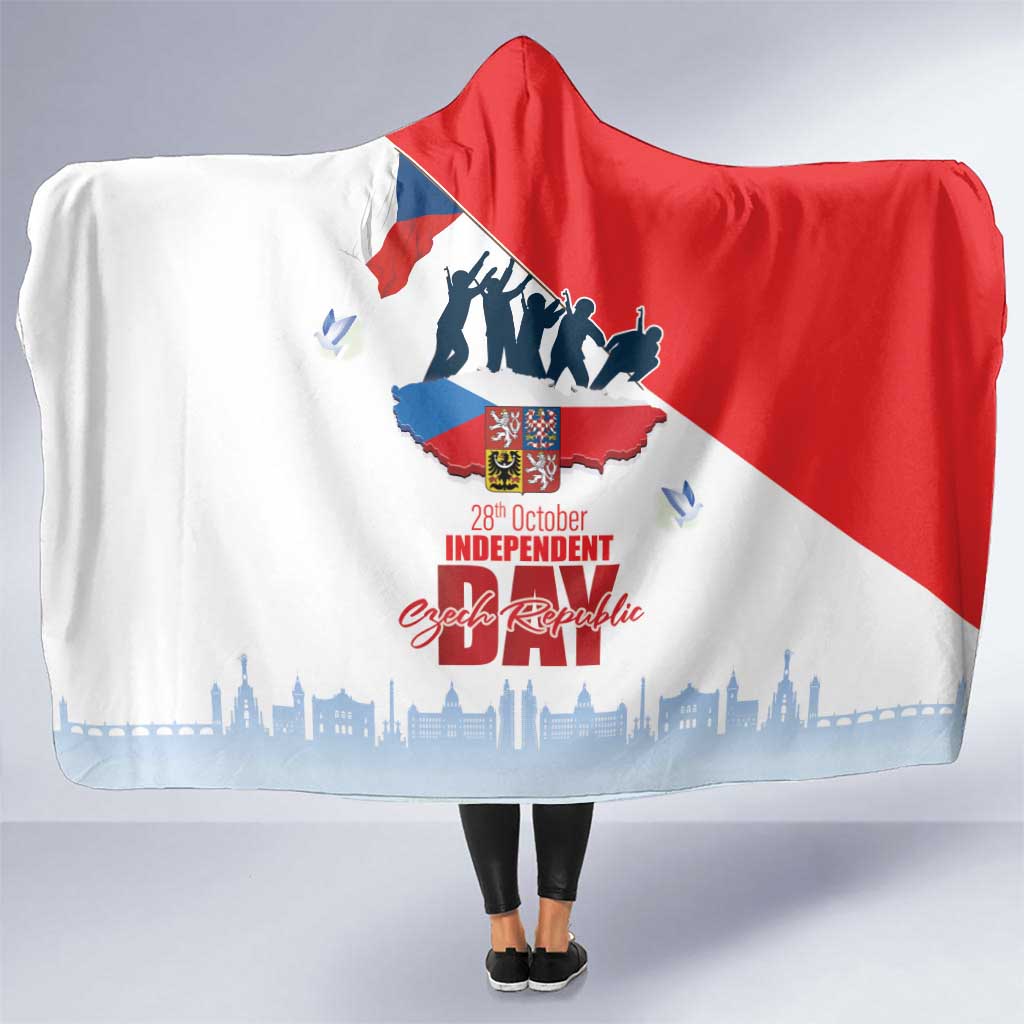 Den Vzniku Samostatneho Ceskoslovenskeho Statu Hooded Blanket Czech Republic Independence day