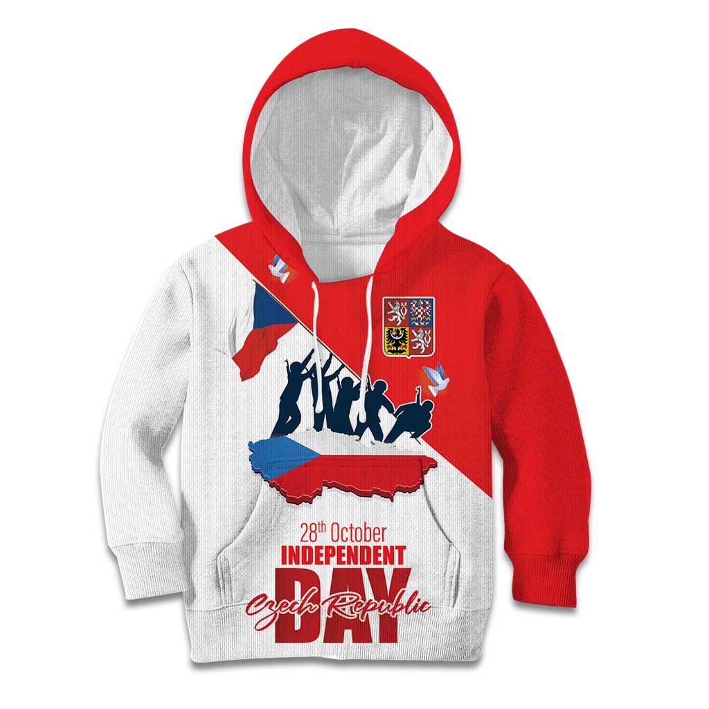 Den Vzniku Samostatneho Ceskoslovenskeho Statu Kid Hoodie Czech Republic Independence day LT17