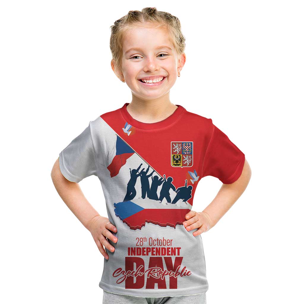 Den Vzniku Samostatneho Ceskoslovenskeho Statu Kid T Shirt Czech Republic Independence day LT17