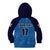 Custom Sweden Flag and Coat of arms Kid Hoodie Three Crowns of Sweden