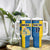 Custom Sweden Flag and Coat of arms Tumbler With Handle Three Crowns of Sweden