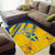 Custom Sweden Football Area Rug Sporty Style