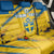 Custom Sweden Football Back Car Seat Cover Sporty Style