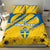 Custom Sweden Football Bedding Set Sporty Style