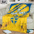 Custom Sweden Football Blanket Sporty Style