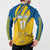 Custom Sweden Football Button Sweatshirt Sporty Style