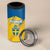 Custom Sweden Football 4 in 1 Can Cooler Tumbler Sporty Style