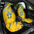 Custom Sweden Football Car Seat Cover Sporty Style