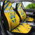 Custom Sweden Football Car Seat Cover Sporty Style