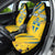 Custom Sweden Football Car Seat Cover Sporty Style