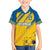 Custom Sweden Football Family Matching Long Sleeve Bodycon Dress and Hawaiian Shirt Sporty Style