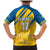 Custom Sweden Football Family Matching Mermaid Dress and Hawaiian Shirt Sporty Style