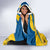 Custom Sweden Football Hooded Blanket Sporty Style